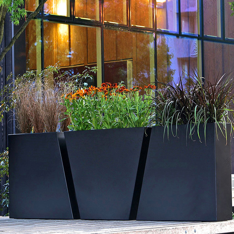 玻璃钢花箱花池