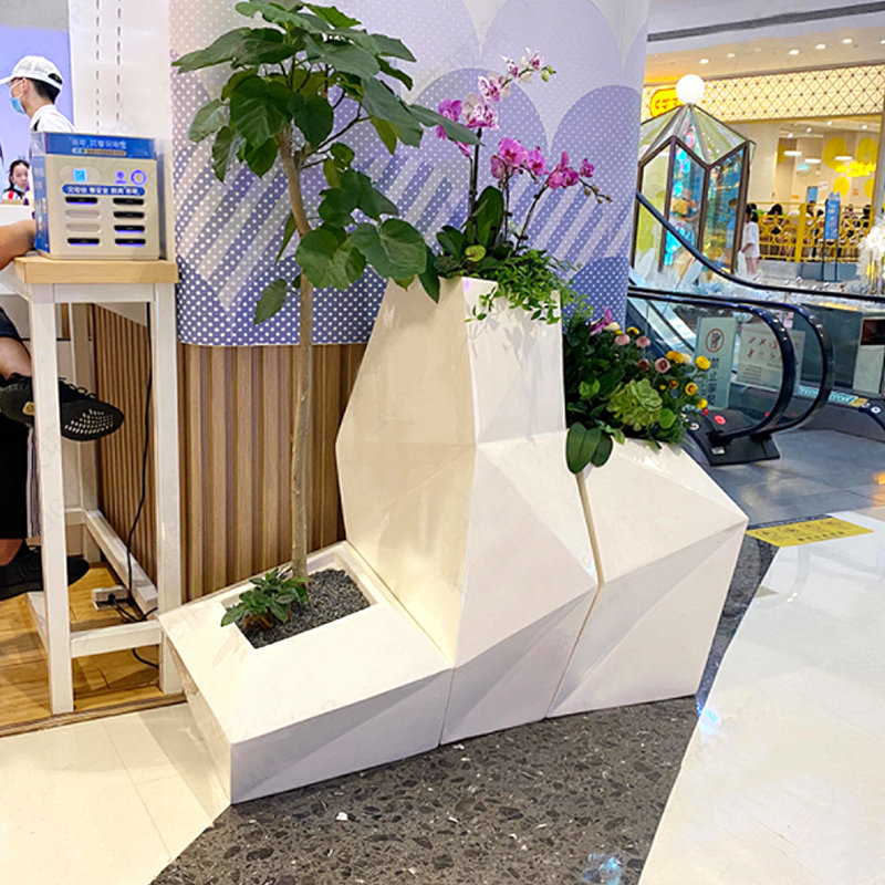 玻璃钢花箱花池