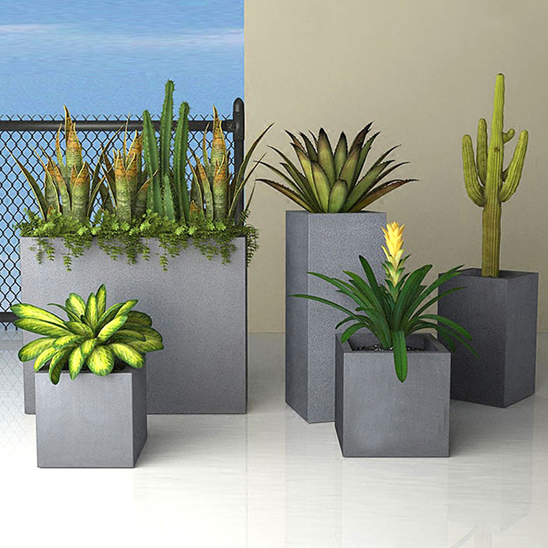 玻璃钢花箱花池