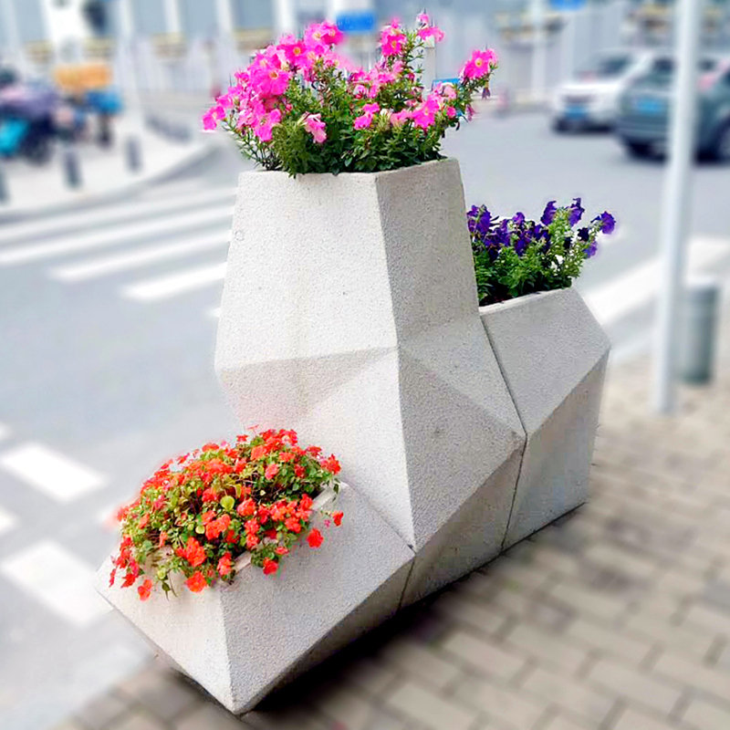 玻璃钢花箱花池