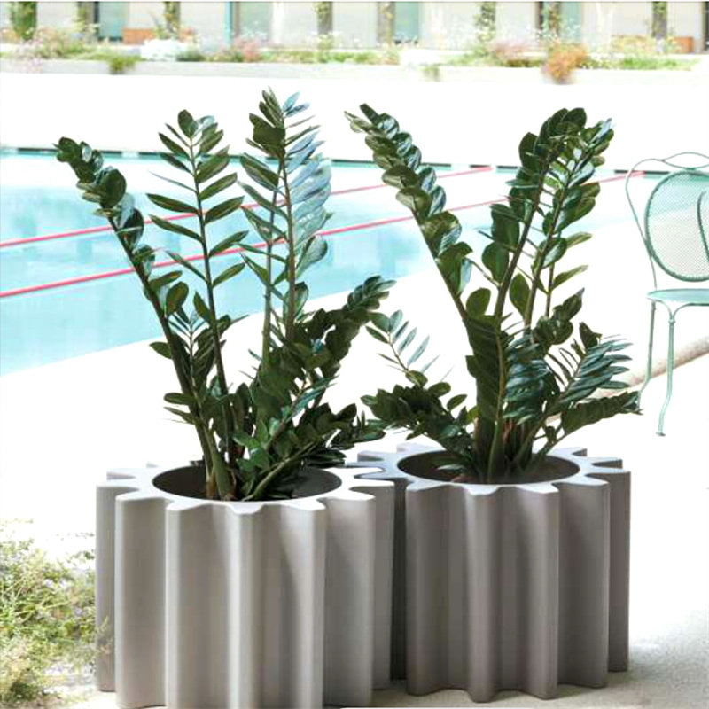 玻璃钢花箱花池