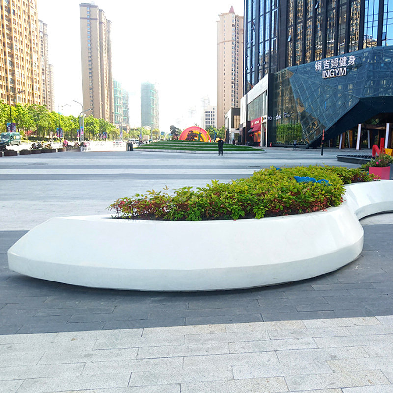 玻璃钢花池坐凳