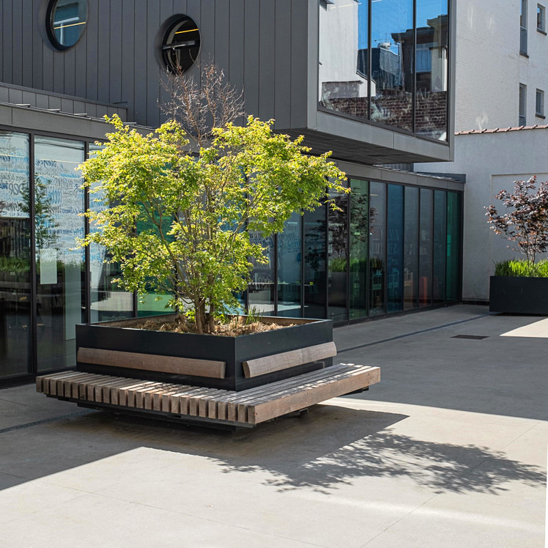 玻璃钢花池坐凳