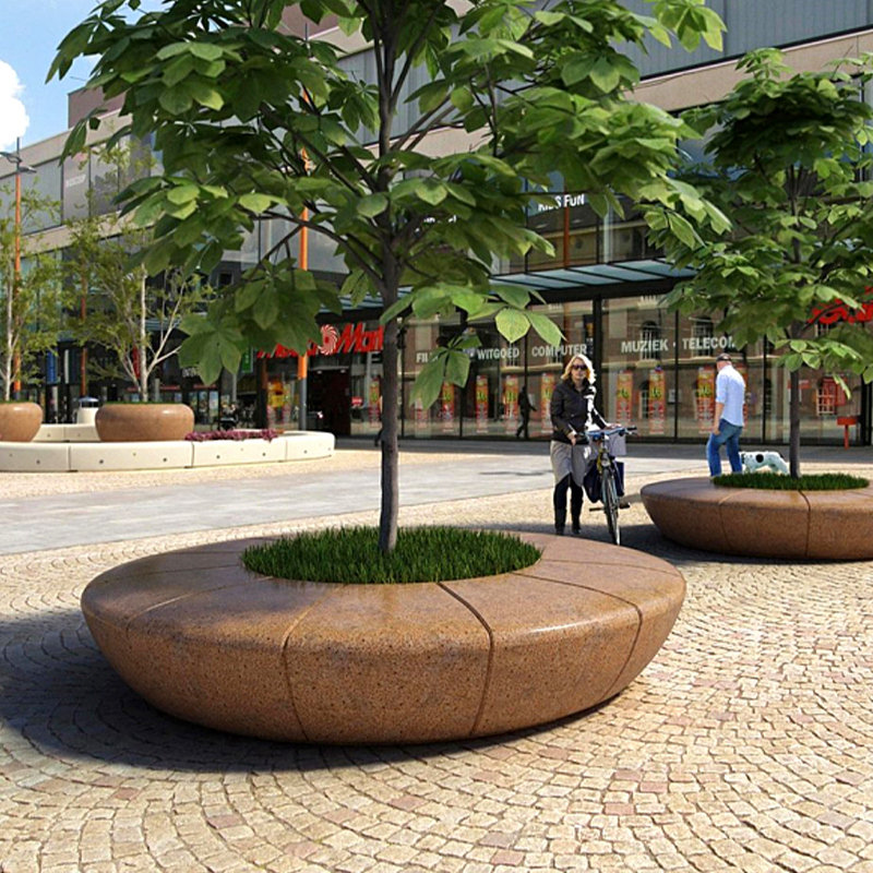 玻璃钢花池坐凳