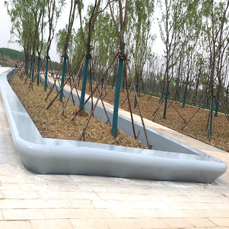 玻璃钢花池坐凳