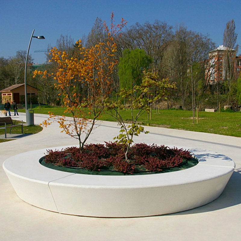 玻璃钢花池坐凳