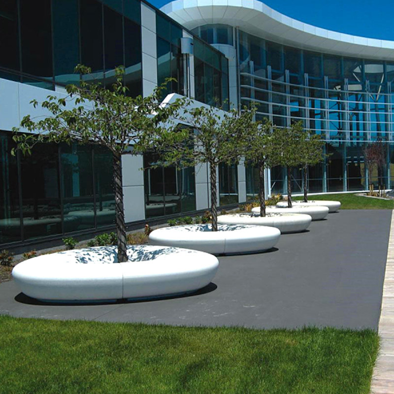 玻璃钢花池坐凳