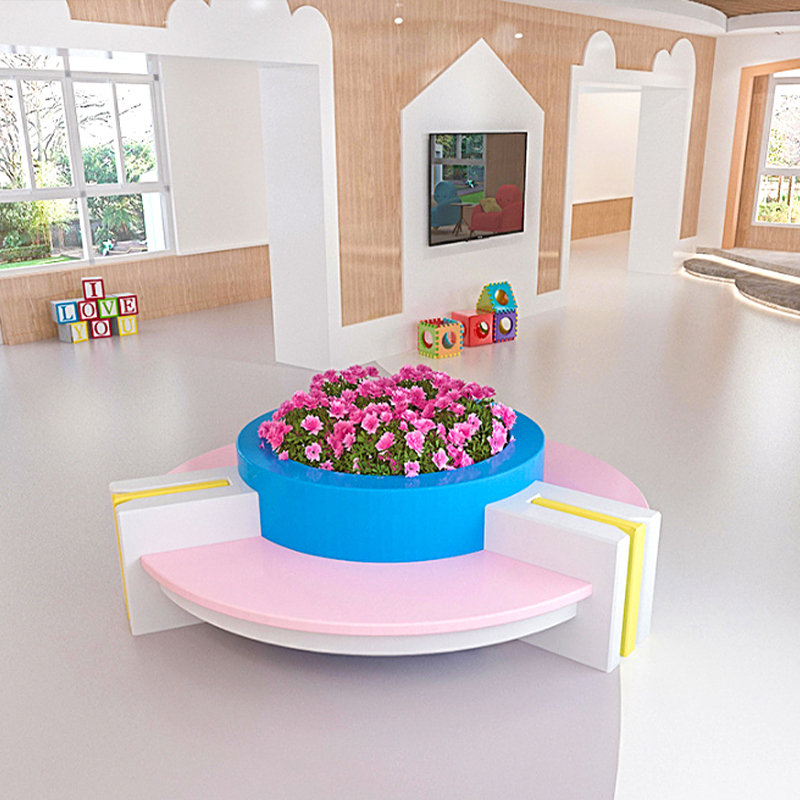 玻璃钢花池坐凳