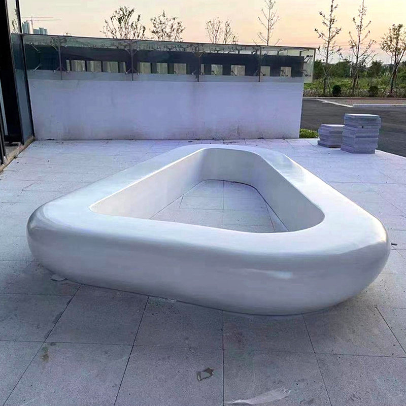 玻璃钢花池坐凳