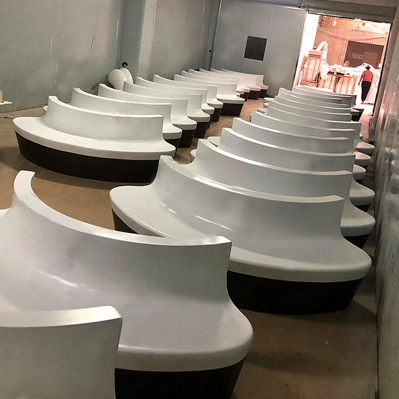 玻璃钢花池坐凳