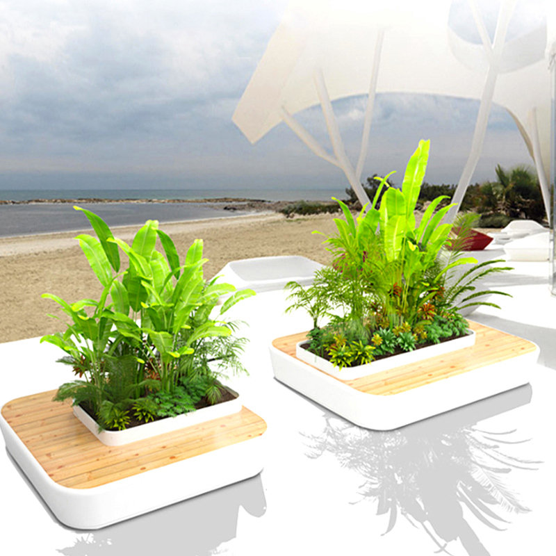 玻璃钢花池坐凳