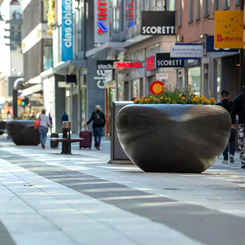 玻璃钢花池坐凳