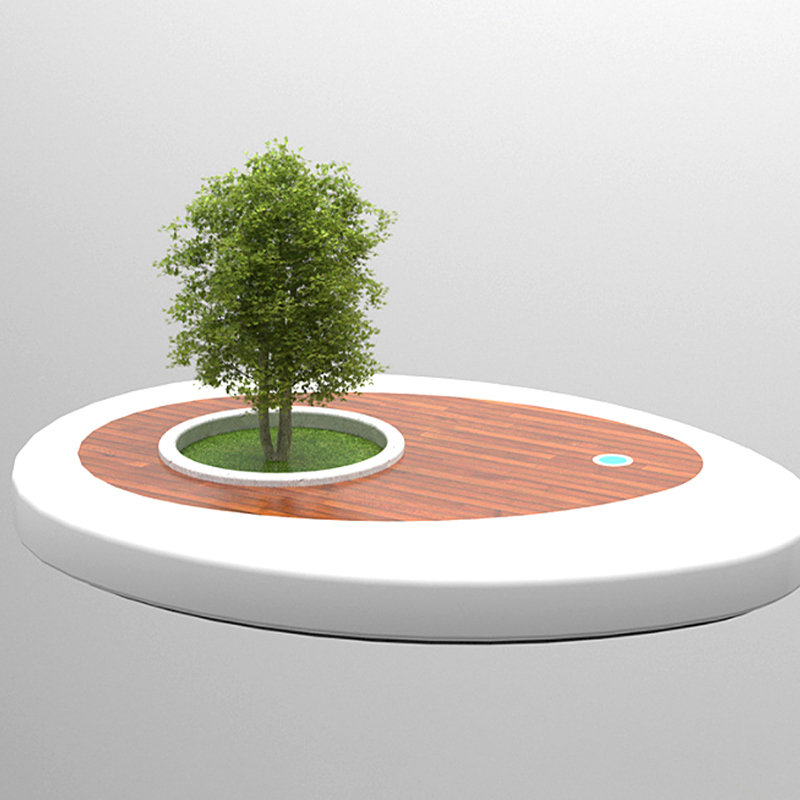 玻璃钢花池坐凳