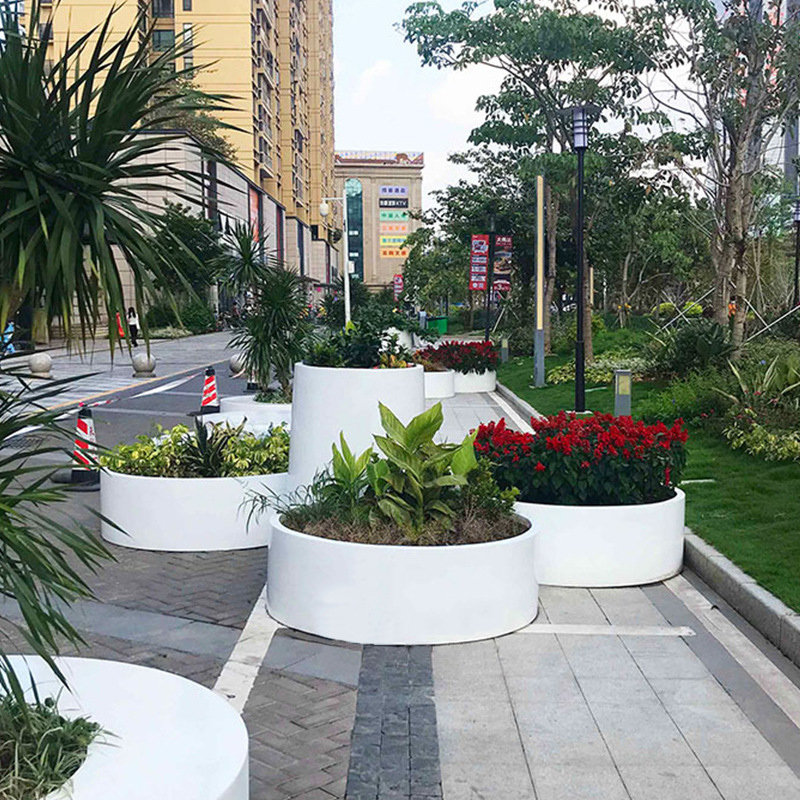 玻璃钢花池坐凳