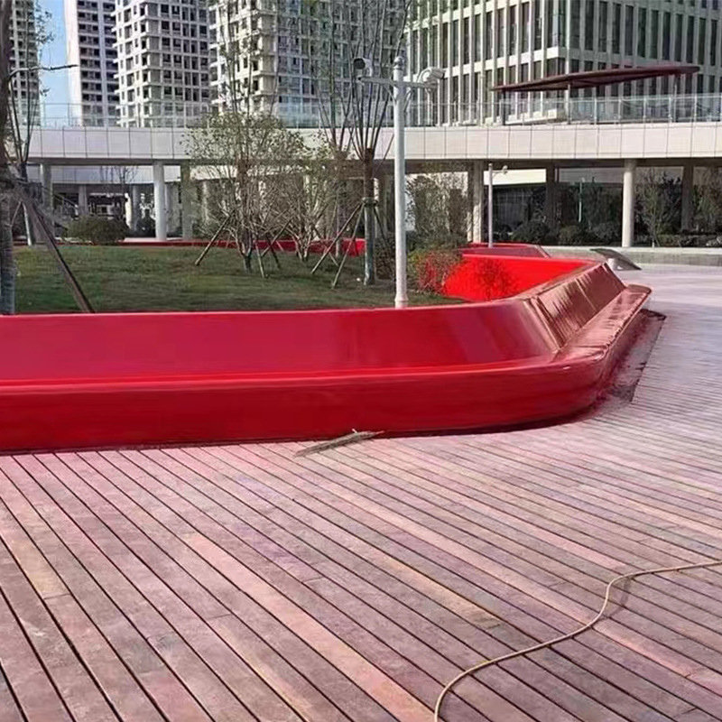 玻璃钢花池坐凳