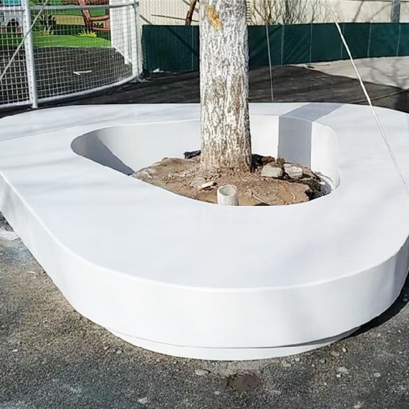 玻璃钢花池坐凳