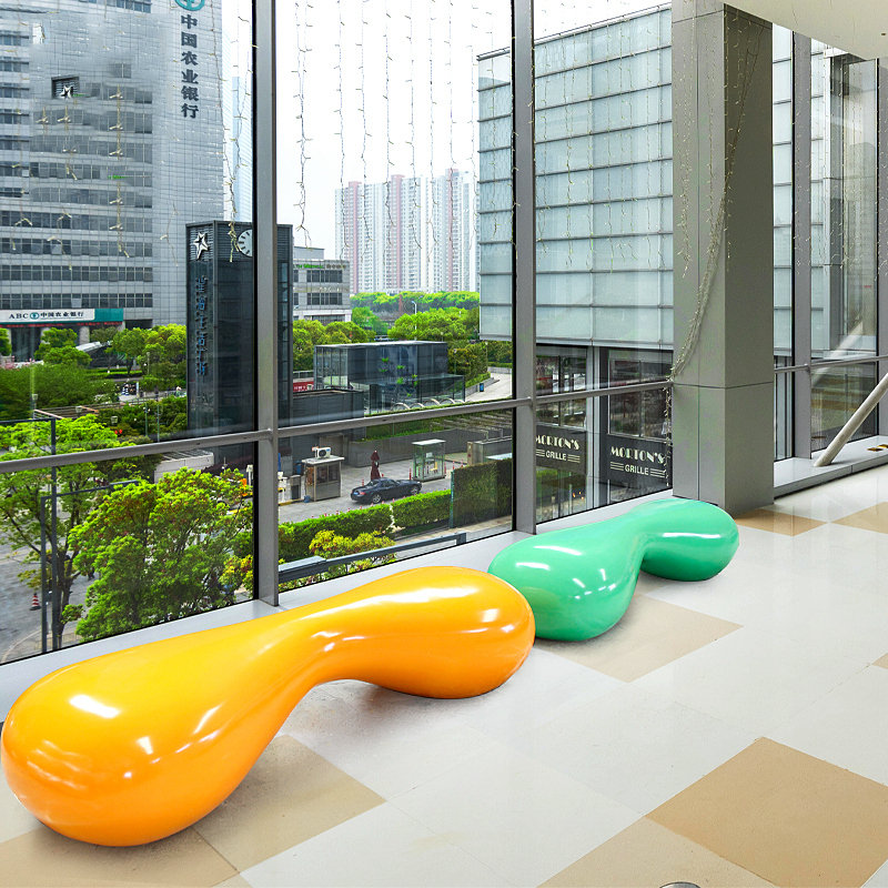 玻璃钢洽谈休息椅